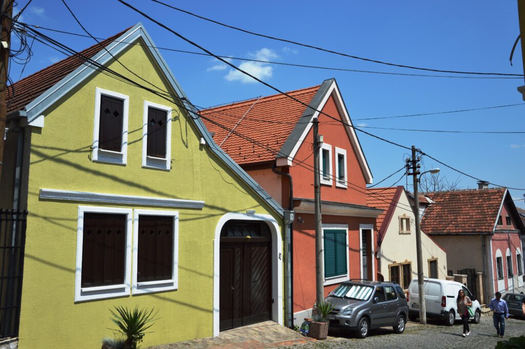 I colori di Zemun quartiere, belgrado, colori