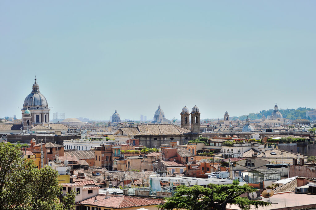 I tetti di Roma roma, chiese, cupole, campanili