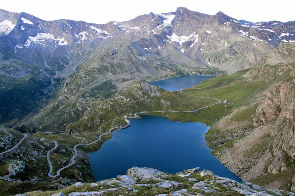 Colle del Nivolet lago, montagna, ghiacciaio