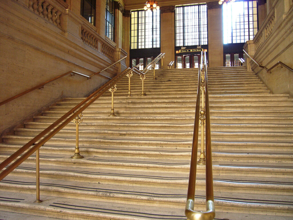 La scala de "Gli Intoccabili" stazione, scala, intoccabili, film