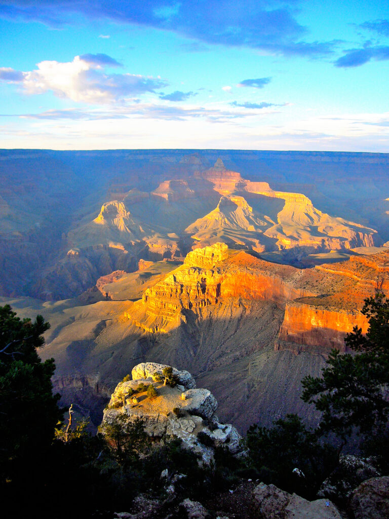 Tramonto sul Grand Canyon canyon, tramonto, montagne