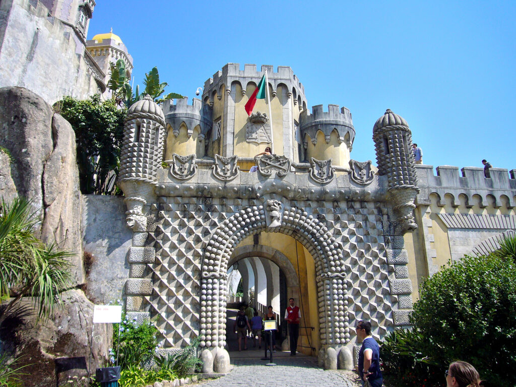 Ingresso Palacio da Pena colori, palazzo, sintra, ingresso