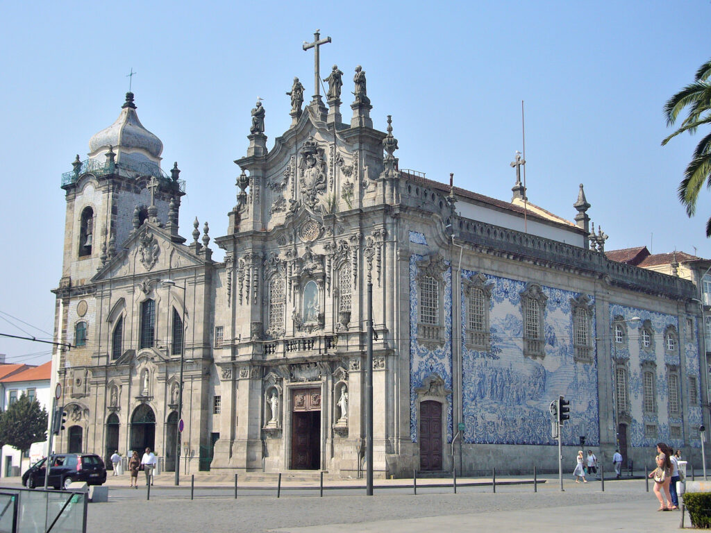 Igreja do Carmo, Porto chiesa, mosaici blu