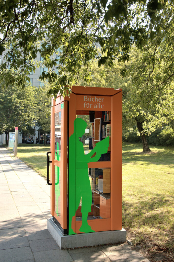 Libri per tutti! libri, cabina, berlino