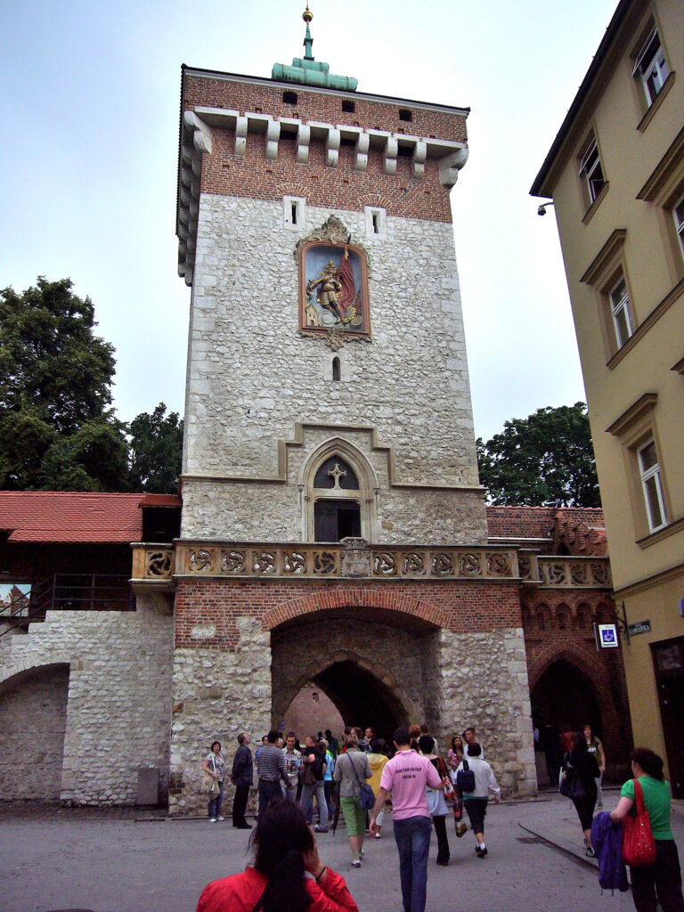 Porta di San Floriano porta storica, cracovia