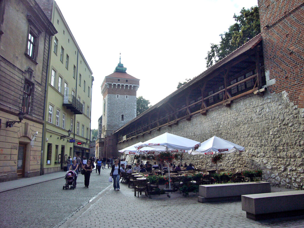 Le mura di Cracovia cracovia, mura