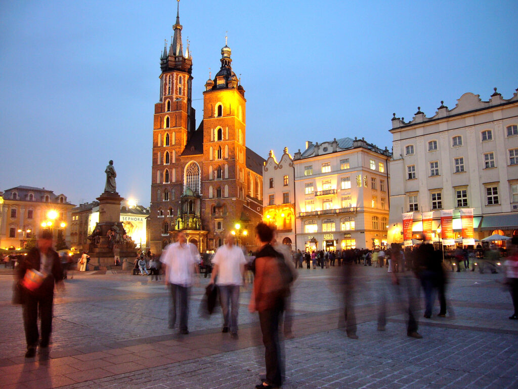 Piazza del Mercato - Rynek Główny piazza, cracovia, chiesa