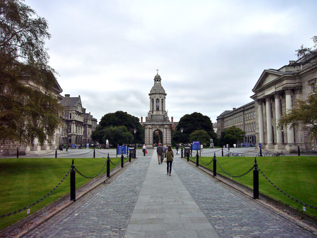 Trinity College college, scuola, giardino, dublino