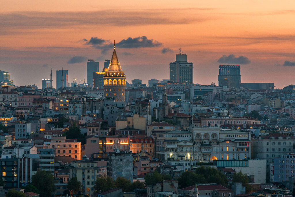 Vista sul quartiere di Galata e l'omonima Torre